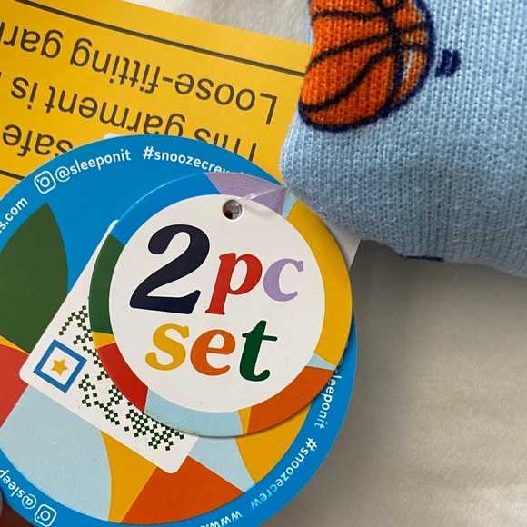 Sleep On It Blue Pajama Set - Picture 3 of 7